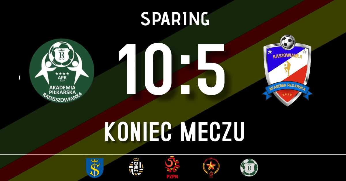 Młodzik Młodszy: Radziszowiana - Kaszowianka 10:5