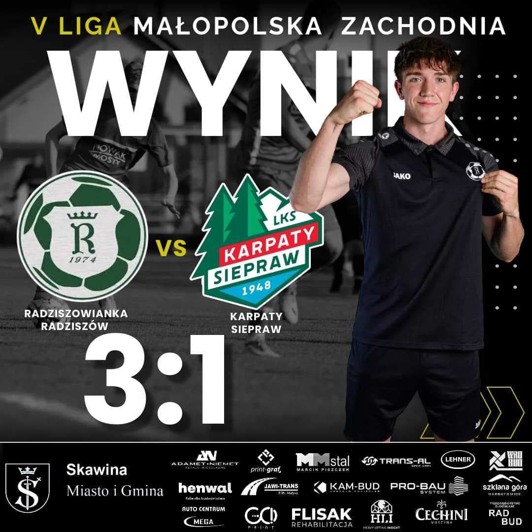 Radziszowianka - Karpaty Siepraw 3:1