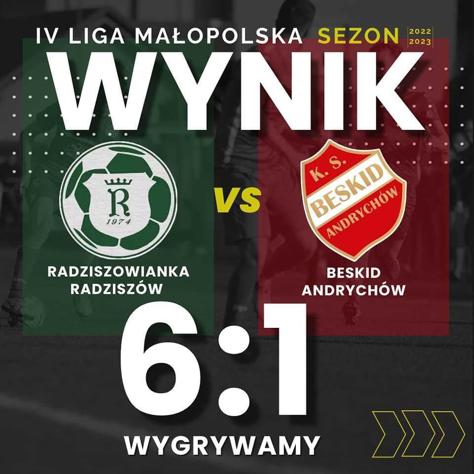 Radziszowianka - Beskid Andrychów 6:1