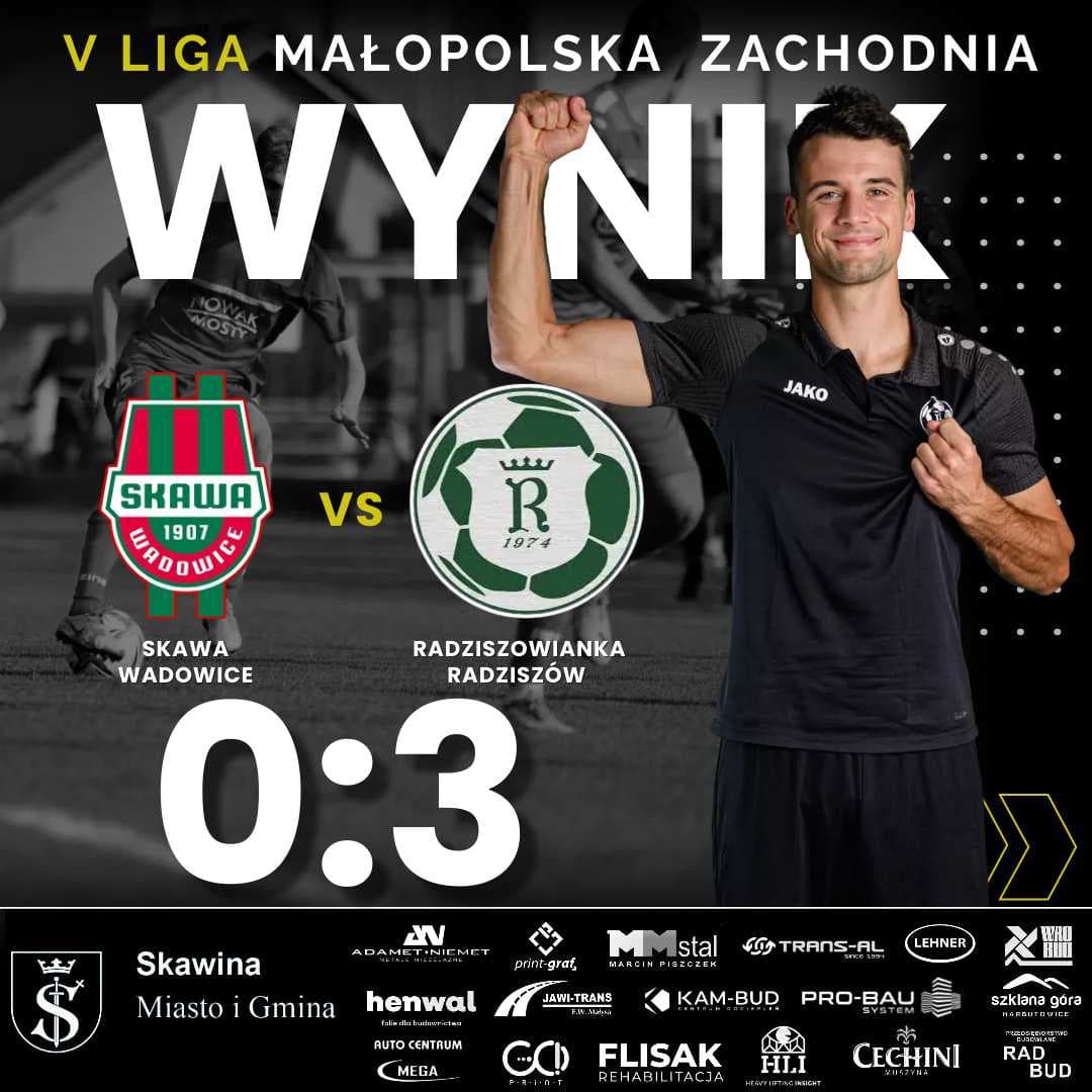 MKS Skawa Wadowice - Radziszowianka Radziszów 0:3