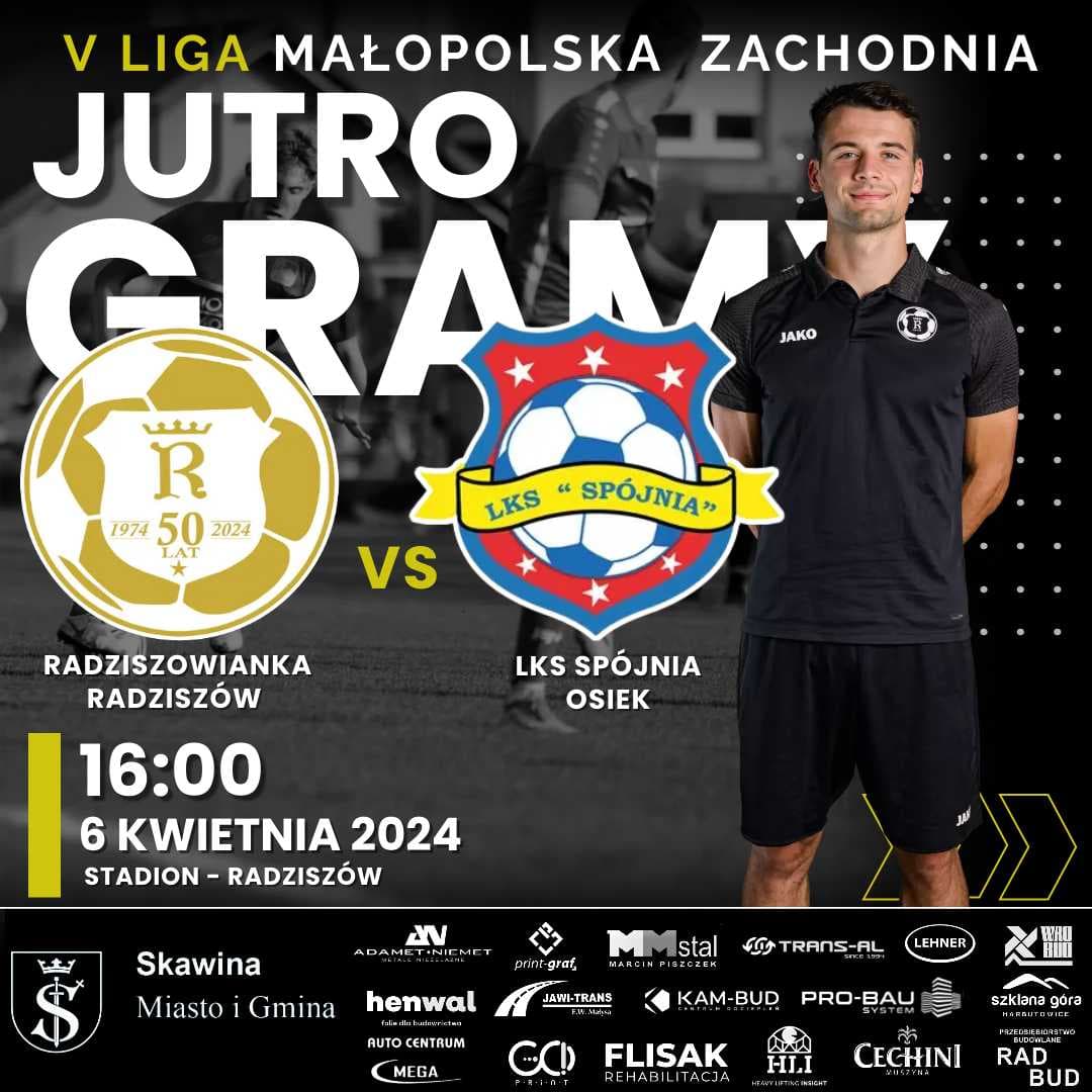 5 liga małopolska zachodnia KOLEJKA 18 Radziszowianka - LKS Spójnia Osiek