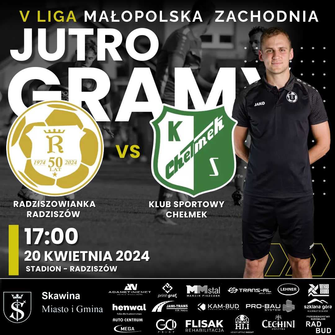 5 liga małopolska zachodnia KOLEJKA 20 RADZISZOWIANKA RADZISZÓW - KS CHEŁMEK