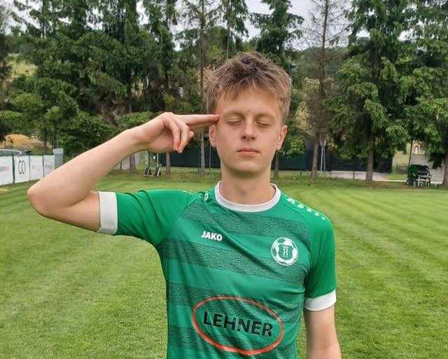 Leon Madeja na testach w Wiśle Kraków