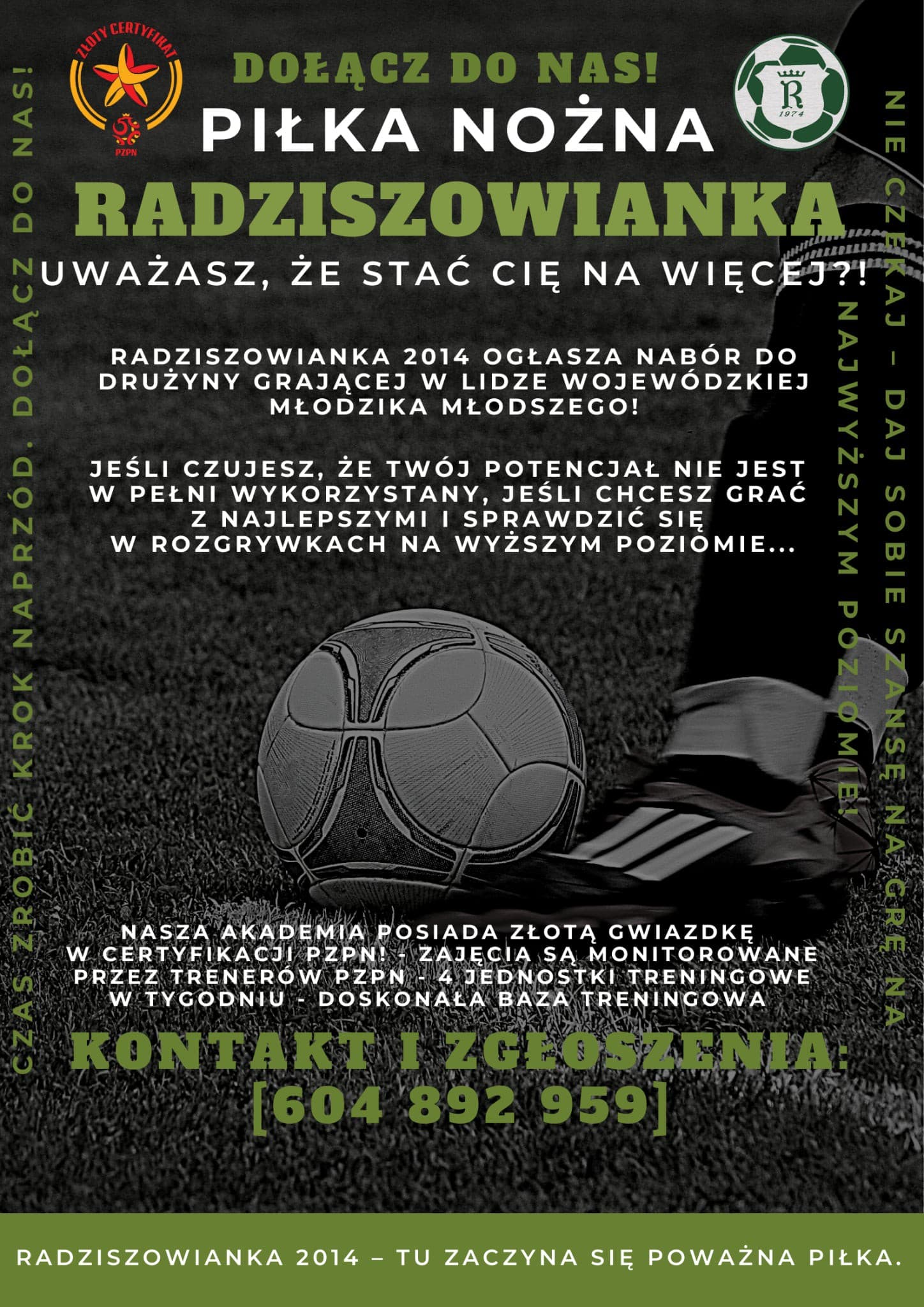 Radziszowianka 2014 - NABÓR