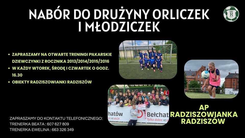 Nabór do drużyny Młodziczek i Orliczek