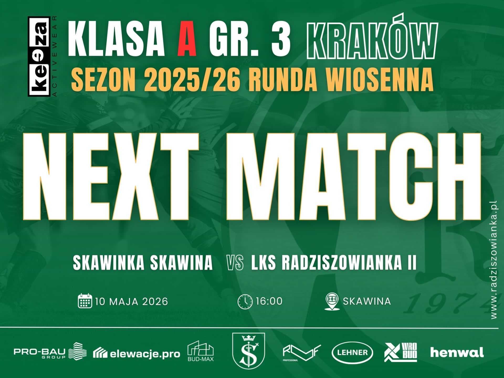 KEEZA KLASA A KRAKÓW GR. 3 |KOLEJKA 18|