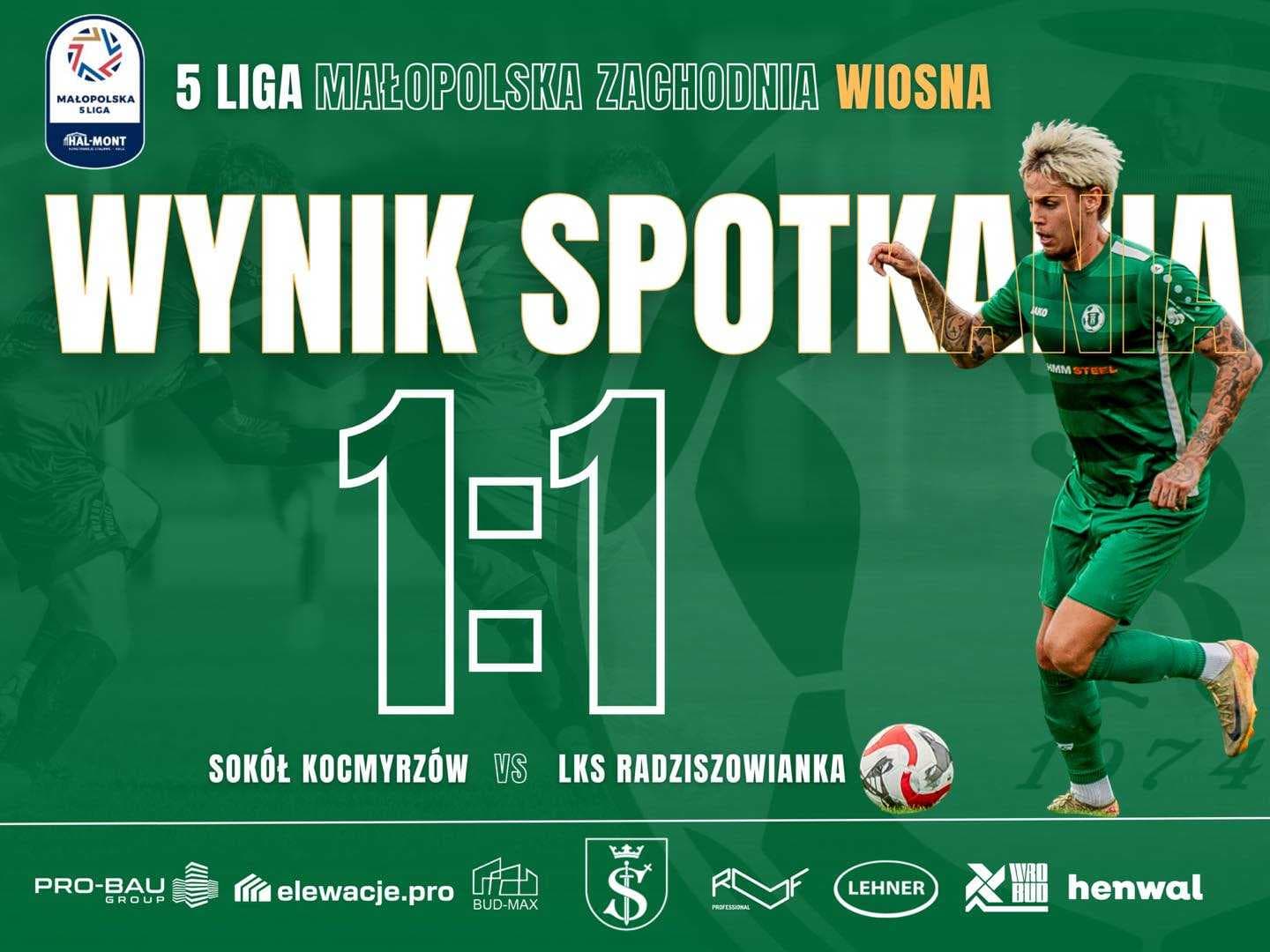 Kilka słów od Futmal / Futbol-Małopolska na temat naszego weekedowego meczu z Sokół Kocmyrzów