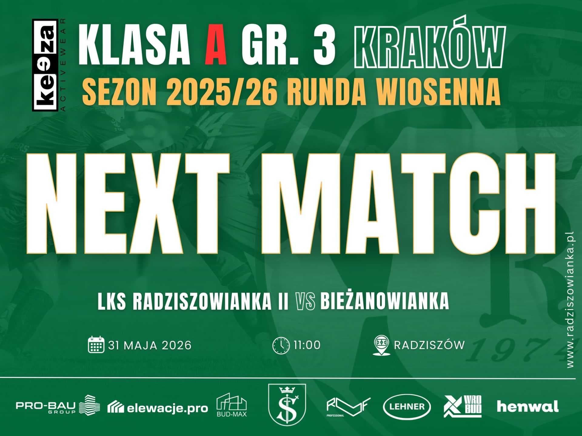 KEEZA KLASA A KRAKÓW GR. 3 |KOLEJKA 24|